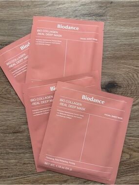 Four Biodance Bio Collagen Real Deep Masks